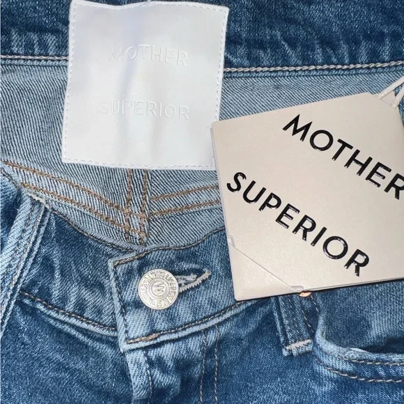 MOTHER SUPERIOR High Waisted Study Hover Jeans - Picture 6 of 8